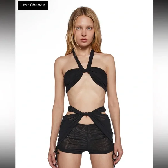 Darker Wavs Twisted Chamber Short Set - Gray - Picture 2 of 3